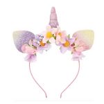 SOUZA Serre tete Licorne lilas paillettes