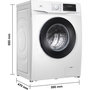 Voir la diapositive 3 : TCL Lave linge compact FF0612WB0FR