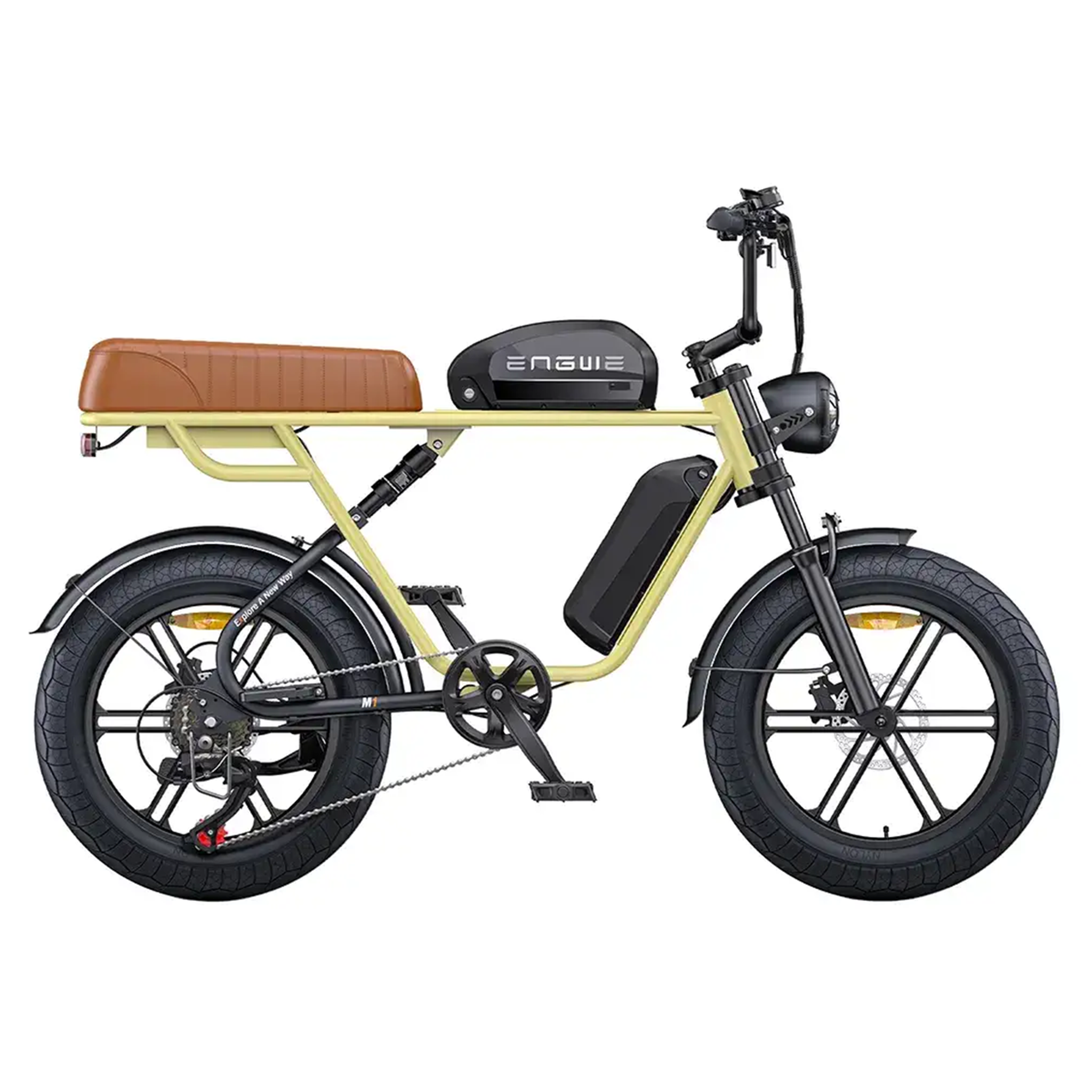 Voir la diapositive 1 : ENGWE Vélo électrique ENGWE M1 48 V 13 Ah + 15,6 Ah
