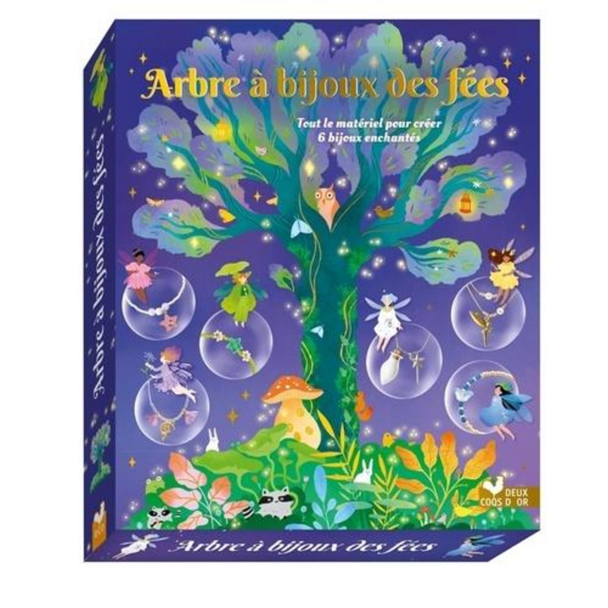 ARBRE A BIJOUX DES FEES. COFFRET AVEC TOUT LE MATERIEL POUR CREER 6 BIJOUX ENCHANTES, Lazerges Laetitia