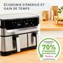 Voir la diapositive 5 : MOULINEX Friteuse sans huile Easy Fry and Grill Dual XXL 8,3L  EZ905D20