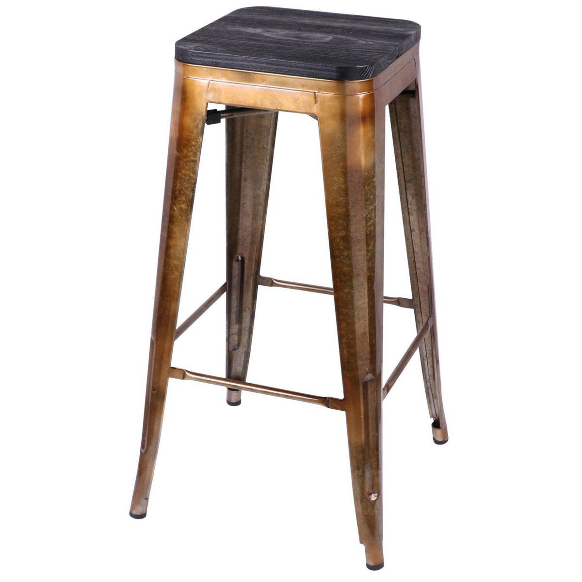 DIVERS Tabouret de bar vintage Liv