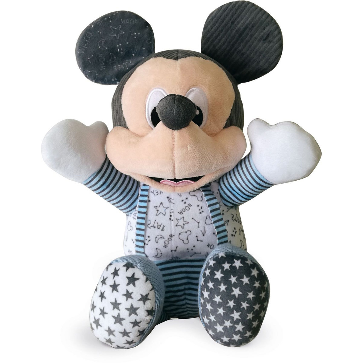 CLEMENTONI Peluche veilleuse Mickey
