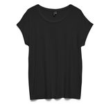 Vero Moda T-shirt Noir Femme Vero Moda Fosia. Coloris disponibles : Noir