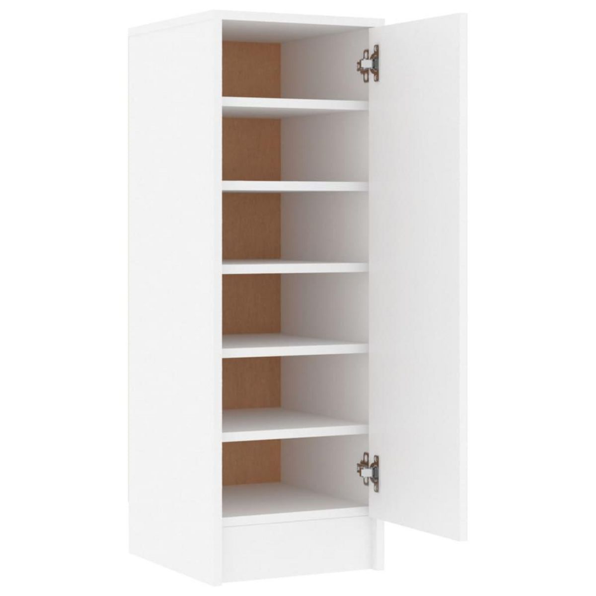 VIDAXL Armoire a chaussures Blanc 32x35x92 cm Agglomere