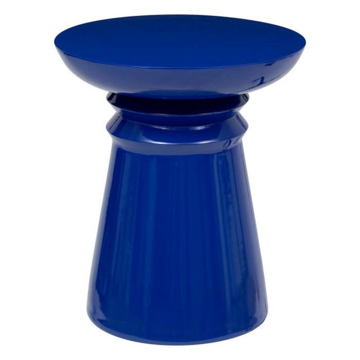 ATMOSPHERA Table d'Appoint Totem  Jaya  43cm Bleu Indigo