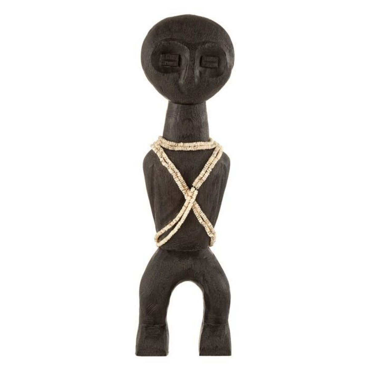 Paris Prix Personnage Déco en Bois  Takwimu  46cm Noir