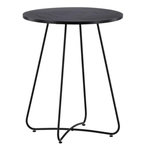 Paris Prix Table de Jardin en Métal  Bacong  74cm Noir