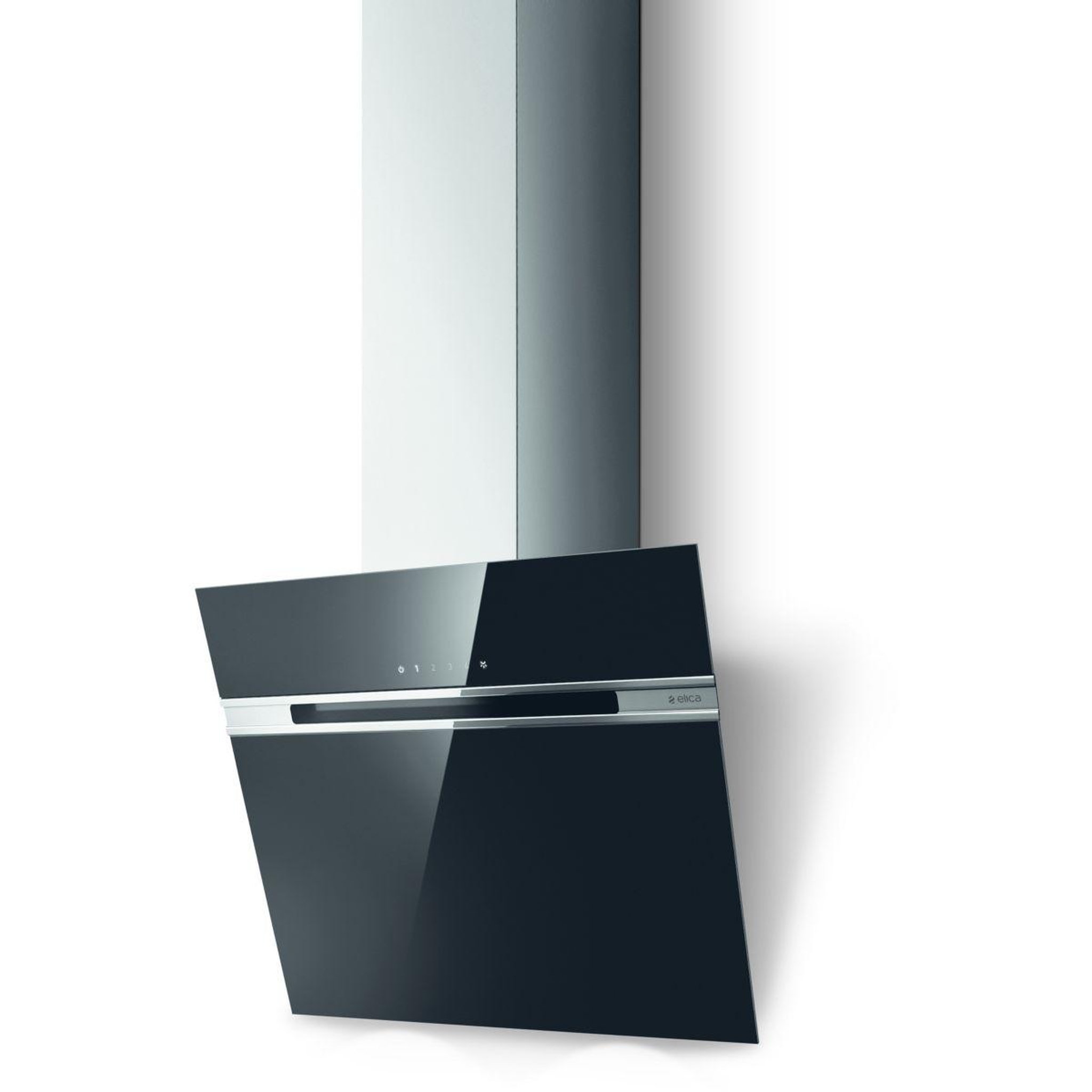 Voir la diapositive 2 : ELICA Hotte décorative murale inclinée STRIPE BL/A/60/LX