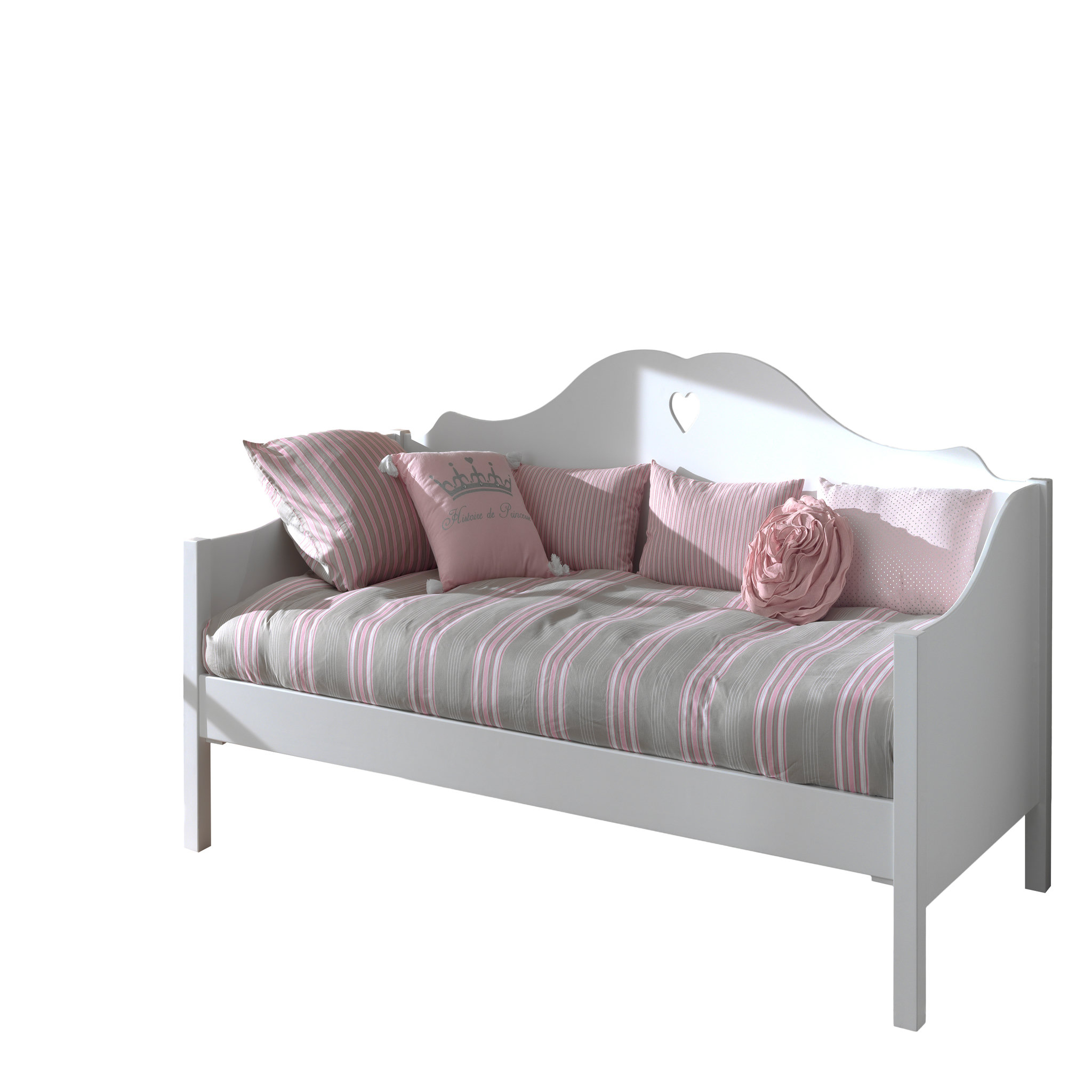 Voir la diapositive 2 : Lit banquette 90x200cm MAUDE