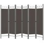 Voir la diapositive 2 : VIDAXL Cloison de separation 6 panneaux Anthracite 240x180 cm
