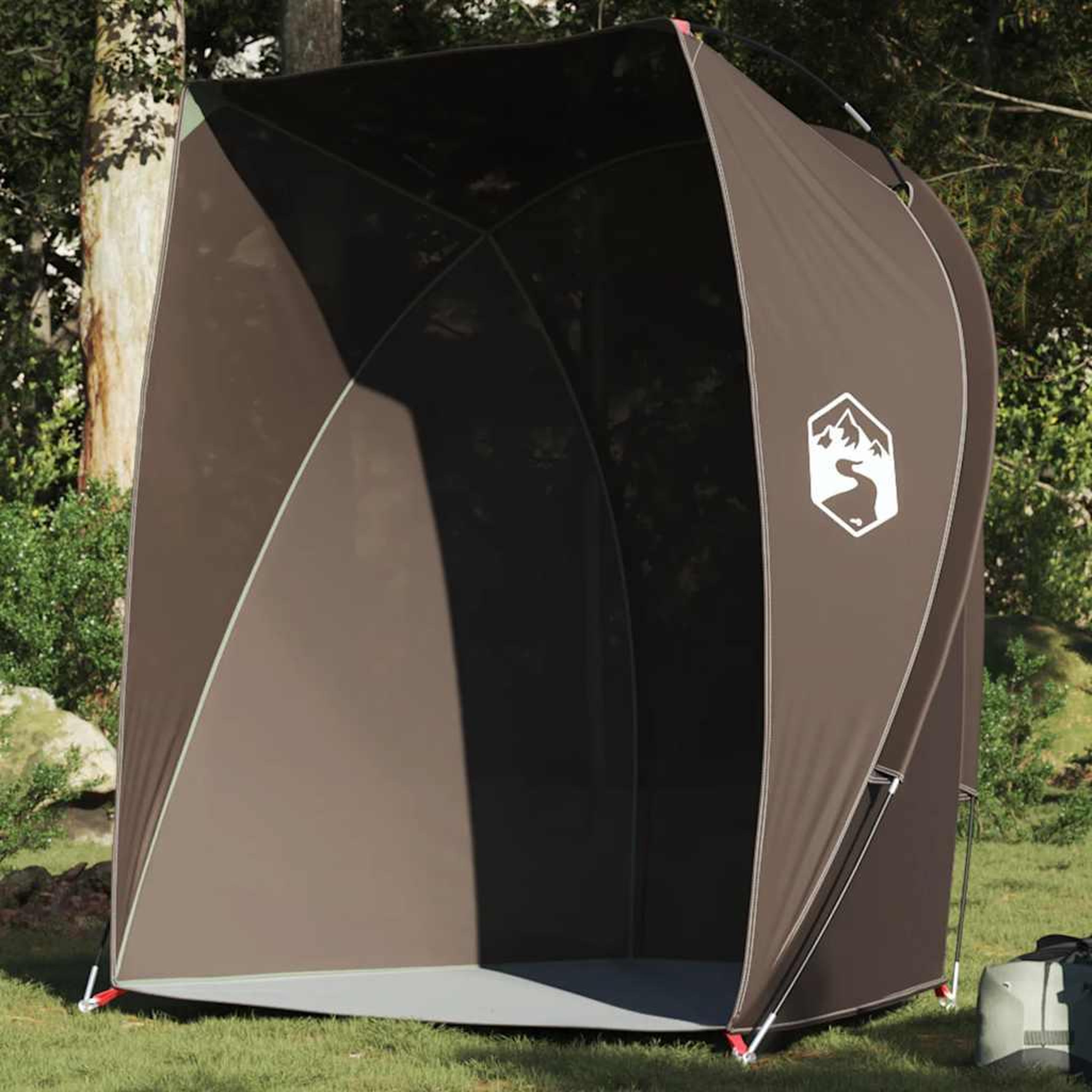 VIDAXL Tente de peche marron impermeable