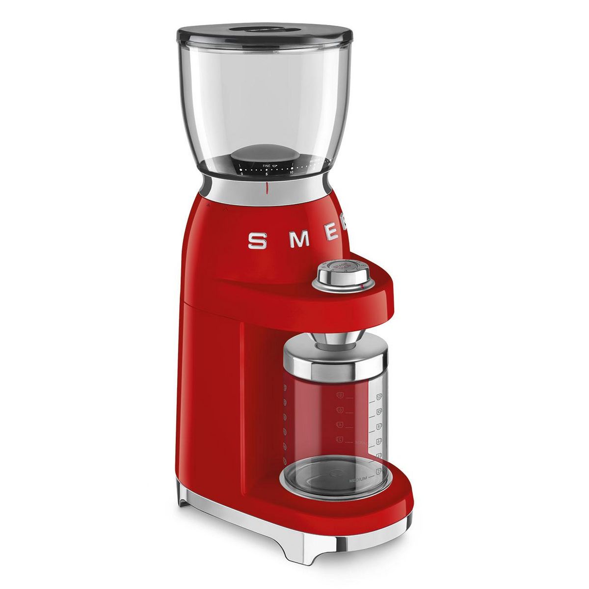 SMEG Moulin à café 350g 150w rouge - CGF11RDEU