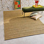 Voir la diapositive 2 : SWEEEK Tapis intérieur/extérieur effet jute claire avec touches de couleur
