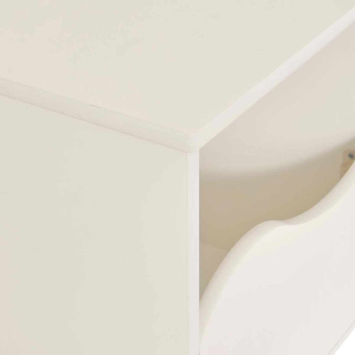 Atmosphera Kids Table de Chevet Enfant  Douceur  40cm Blanc