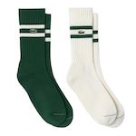 Lacoste X2 paires de Chaussettes es/  Homme Lacoste Ribbon. Coloris disponibles : Vert