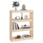 Voir la diapositive 3 : VIDAXL Bibliotheque/Separateur de piece 80x30x103,5 cm pin massif