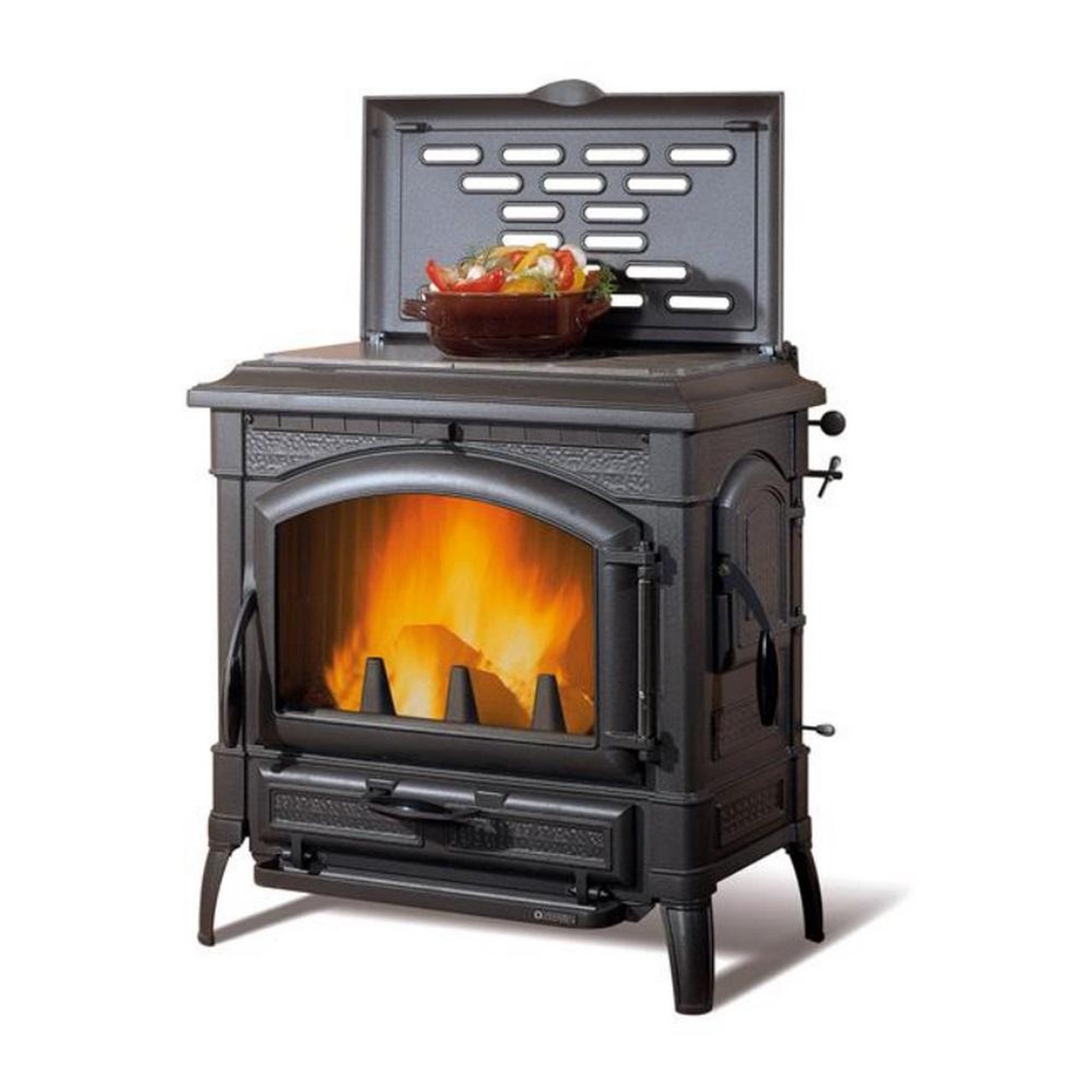 Voir la diapositive 1 : NORDICA EXTRAFLAME Poêle à bois 11.9kw noir - 7119111