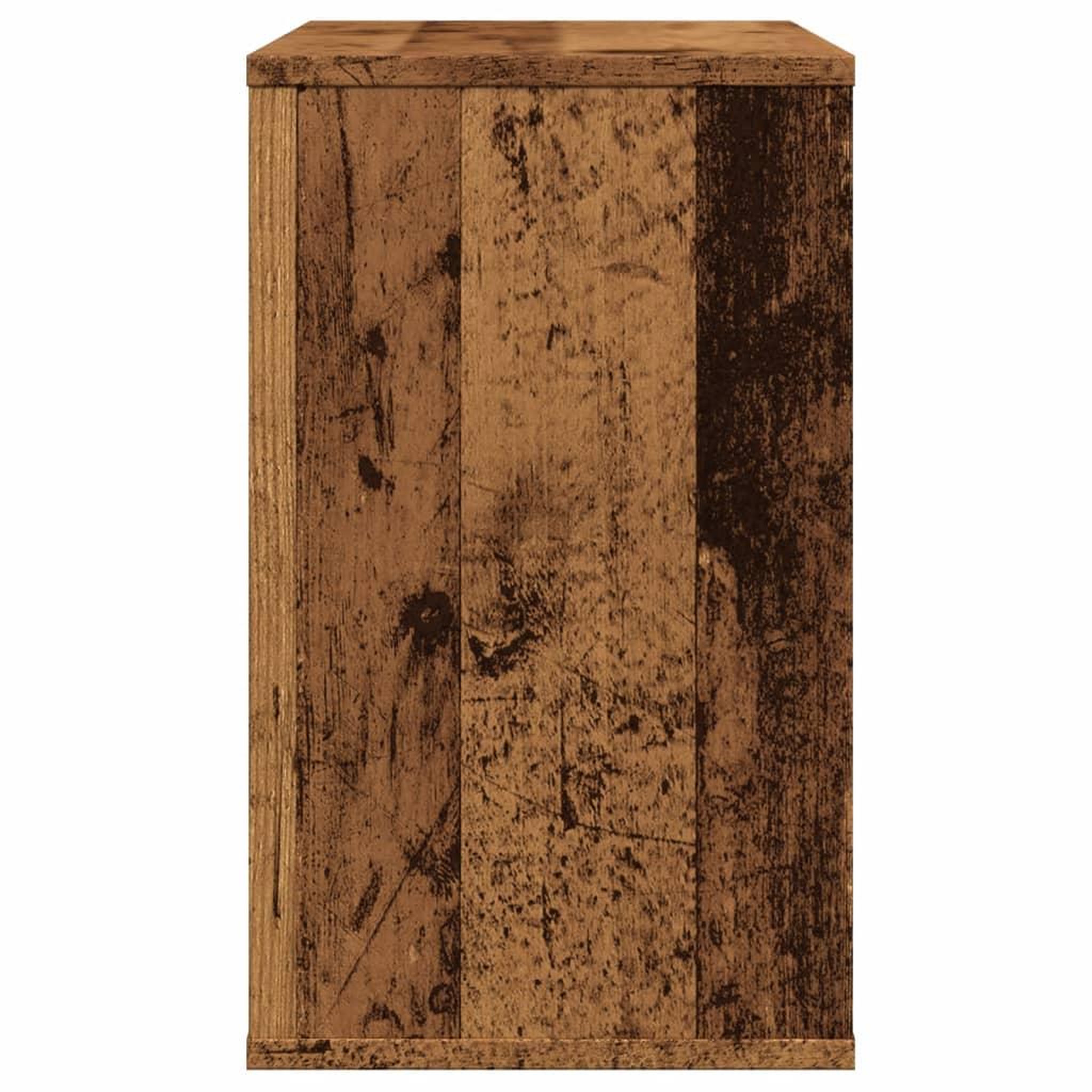 Voir la diapositive 5 : VIDAXL Armoire laterale vieux bois 60x30x50 cm bois d'ingenierie