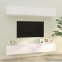 Voir la diapositive 1 : VIDAXL Meubles TV muraux 4 pcs blanc 100x30x30 cm