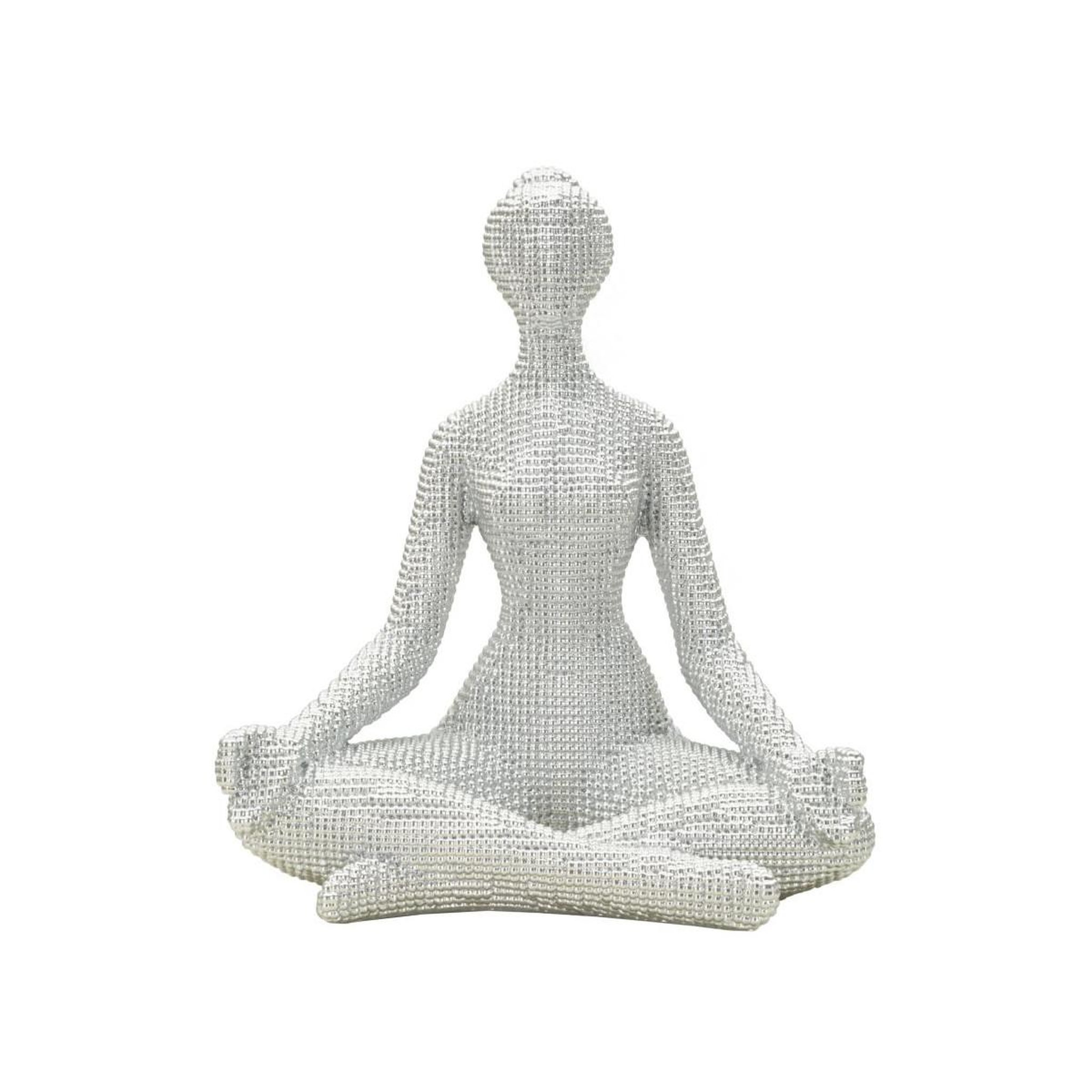 Paris Prix Statuette yoga femme  donnina  23cm argent