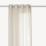 ATMOSPHERA Voilage effet lin ALLA - 140 x 240 cm - Beige