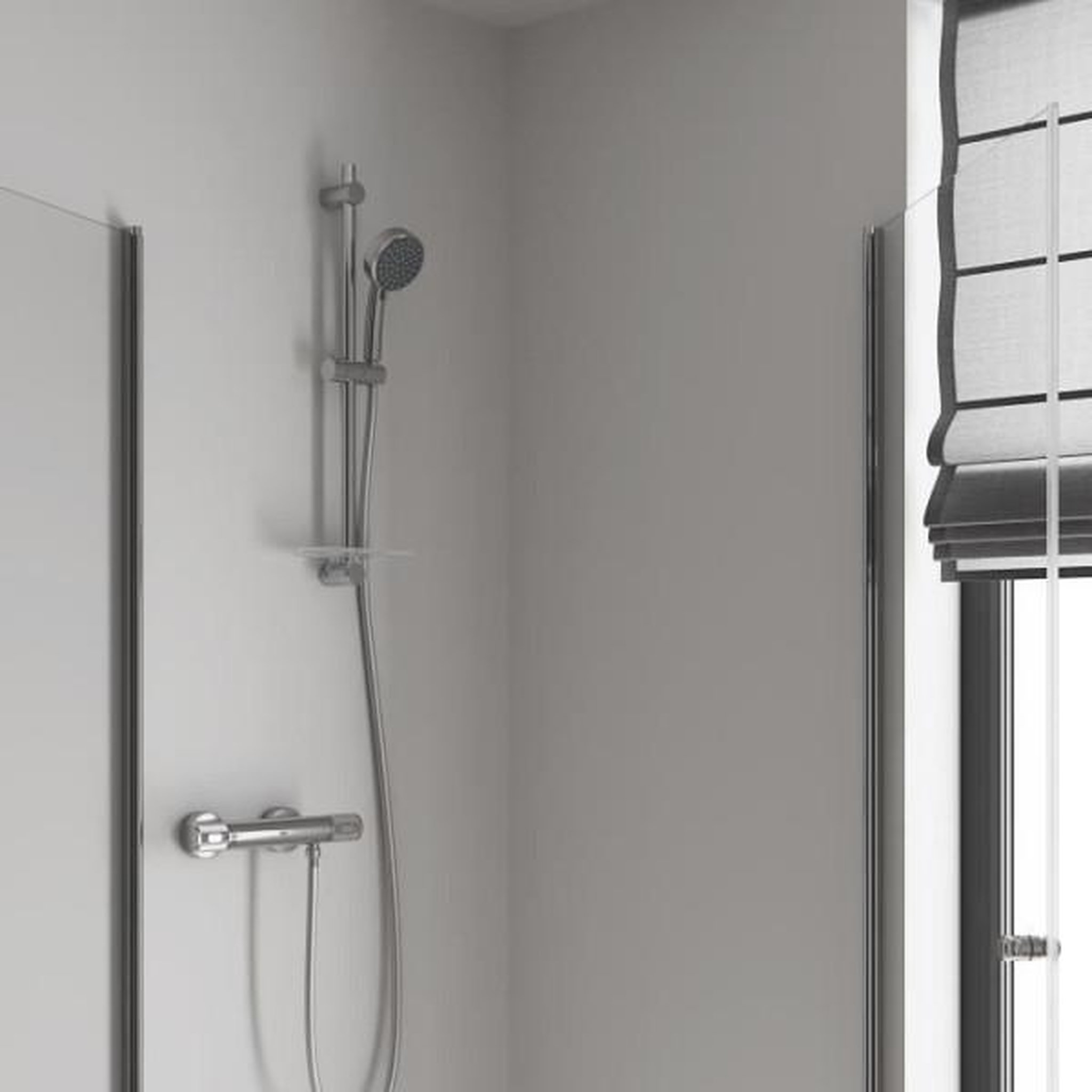 Voir la diapositive 5 : Grohe Mitigeur thermostatique Douche GROHE Precision Feel - Chromé - Economie d'eau - Métal