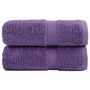 Voir la diapositive 1 : VIDAXL Serviettes de visage de qualité supérieure SOLUND 2 pcs violet