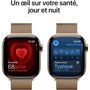 Voir la diapositive 5 : APPLE Montre connectée Serie 10 46mm Titane Or Loop Cellular