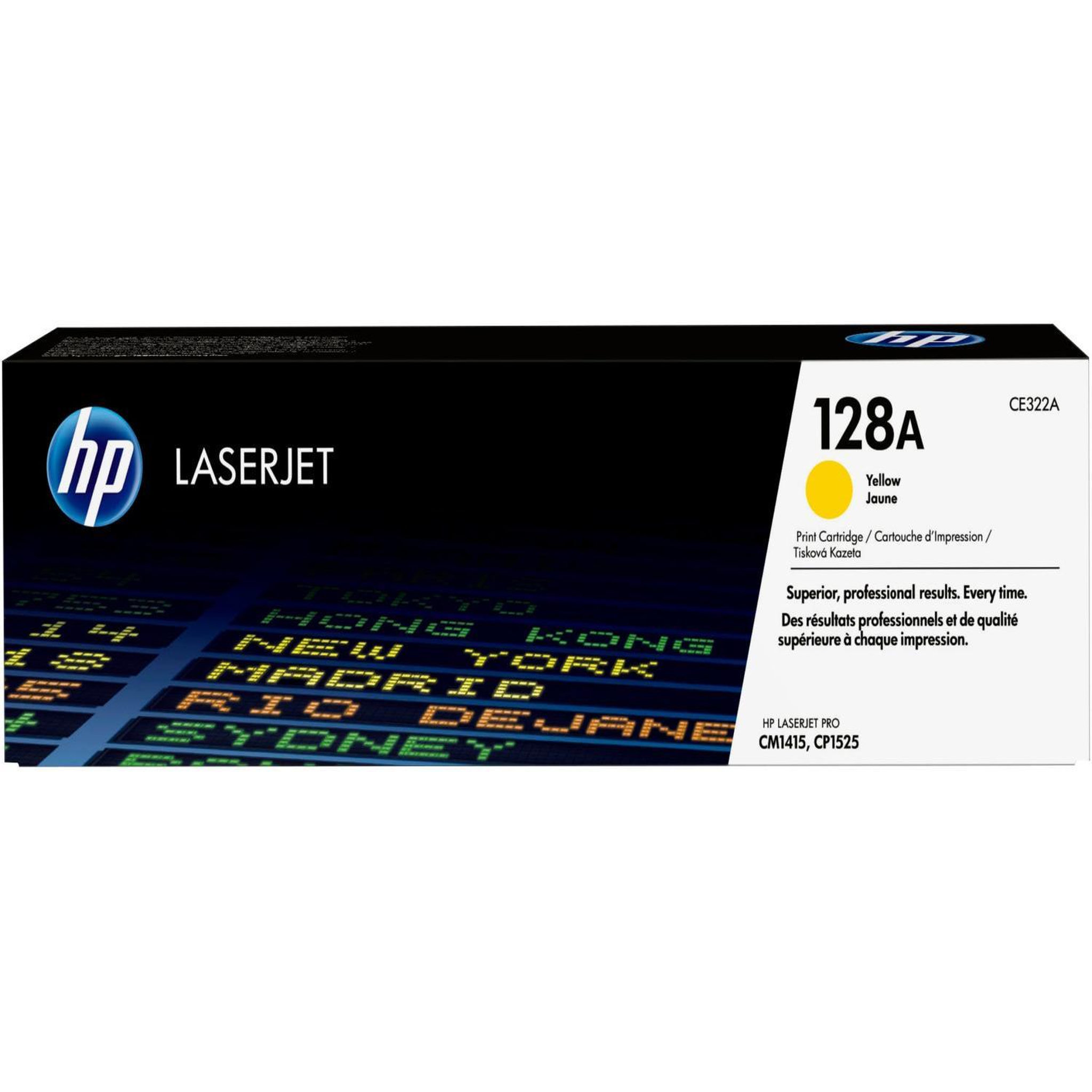 Voir la diapositive 3 : HP HP Cartridge No 128A HP128A HP 128A Yellow Gelb (CE322A)