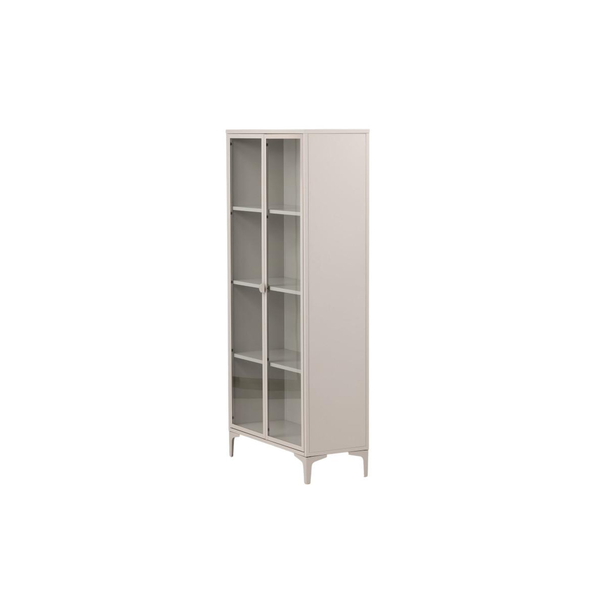 Voir la diapositive 3 : Paris Prix Vitrine 2 portes  piring  190cm beige