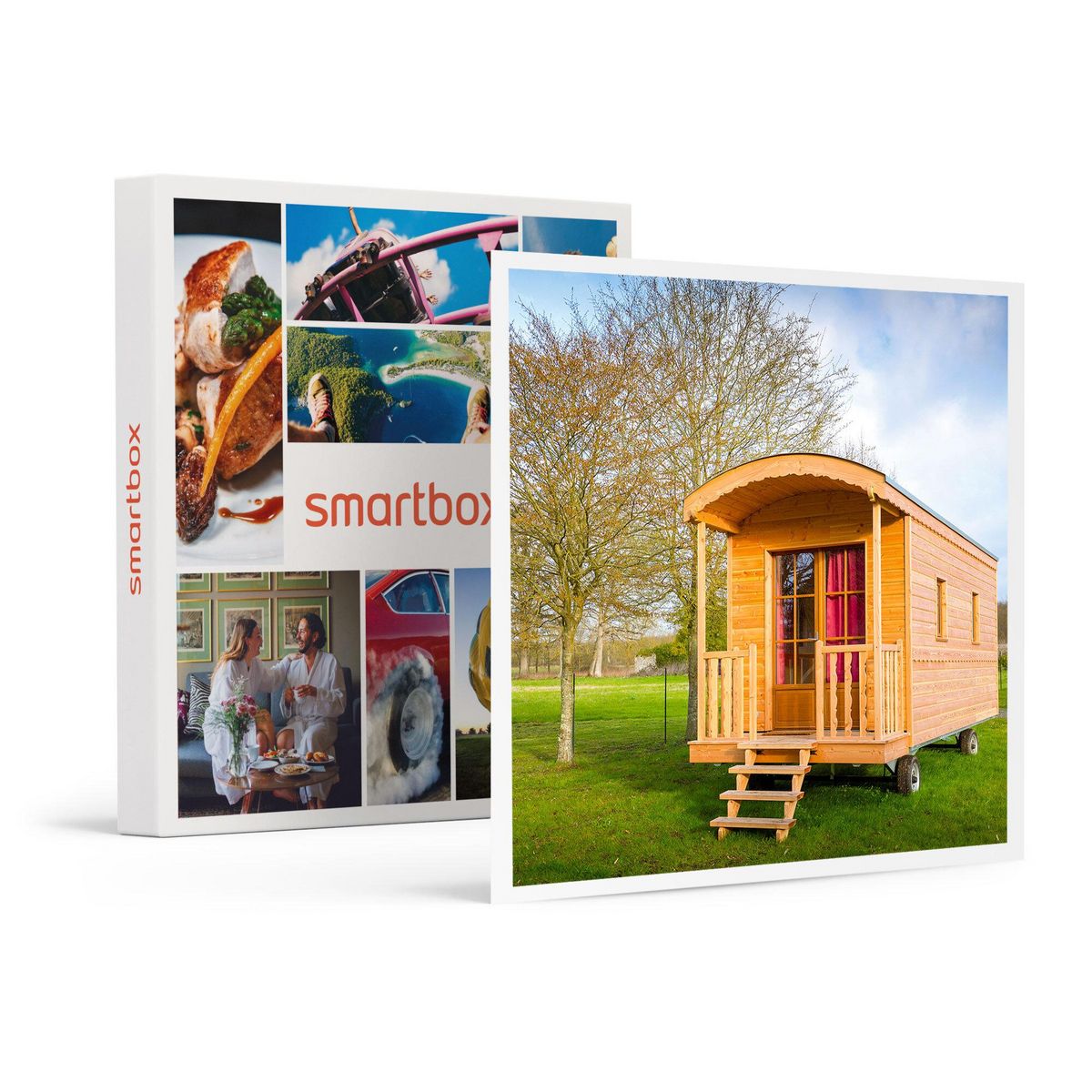 Smartbox Séjour insolite : 3 jours en roulotte et visite de château près d'Angers - Coffret Cadeau Séjour