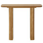 Voir la diapositive 1 : LISA DESIGN Milazzo - console - bois plaqué chêne et cannage - 120 cm