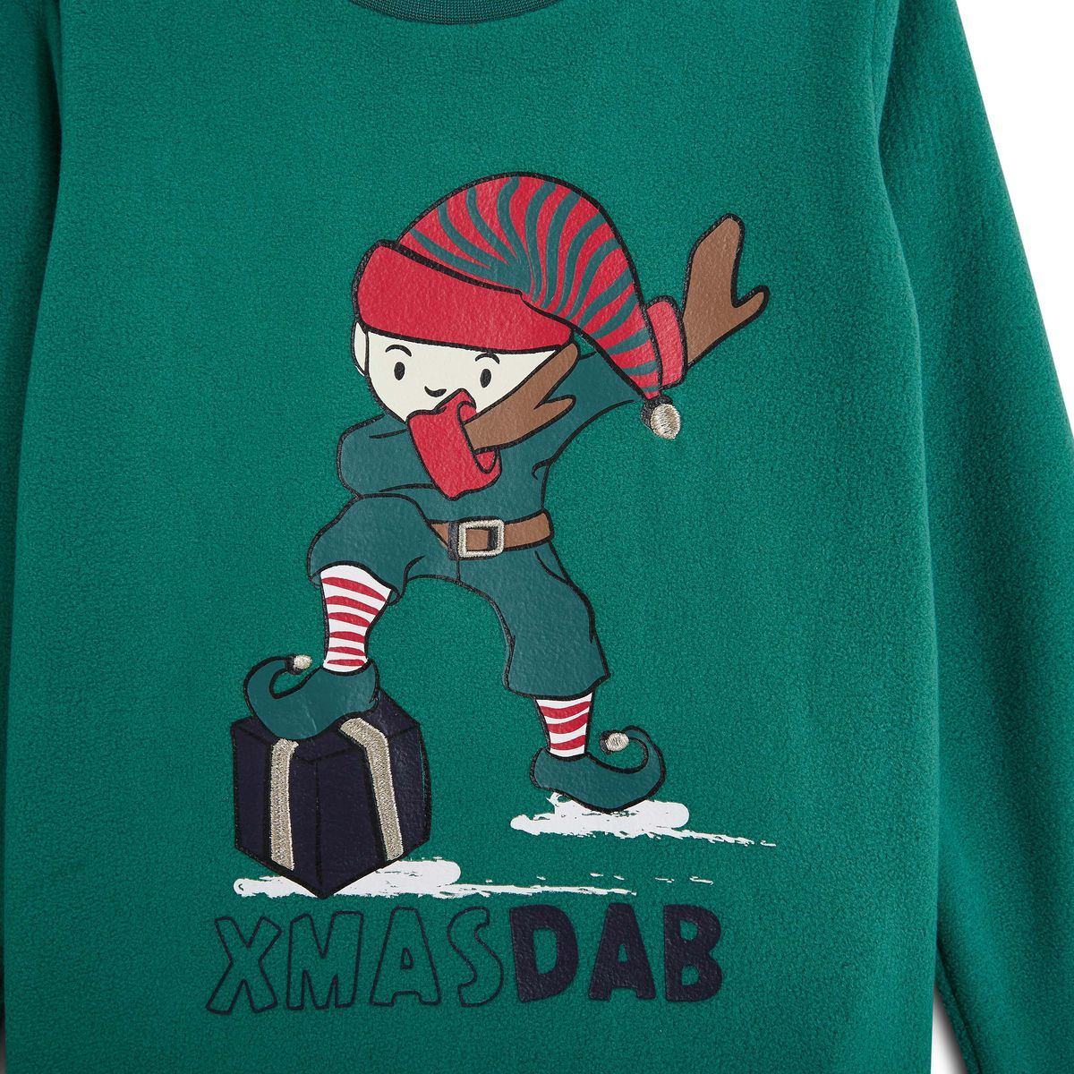 IN EXTENSO Ensemble pyjama polaire lutin de noël garçon