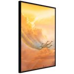 Paris Prix Affiche Murale Encadrée  Flight Formation. Coloris disponibles : Jaune, Noir