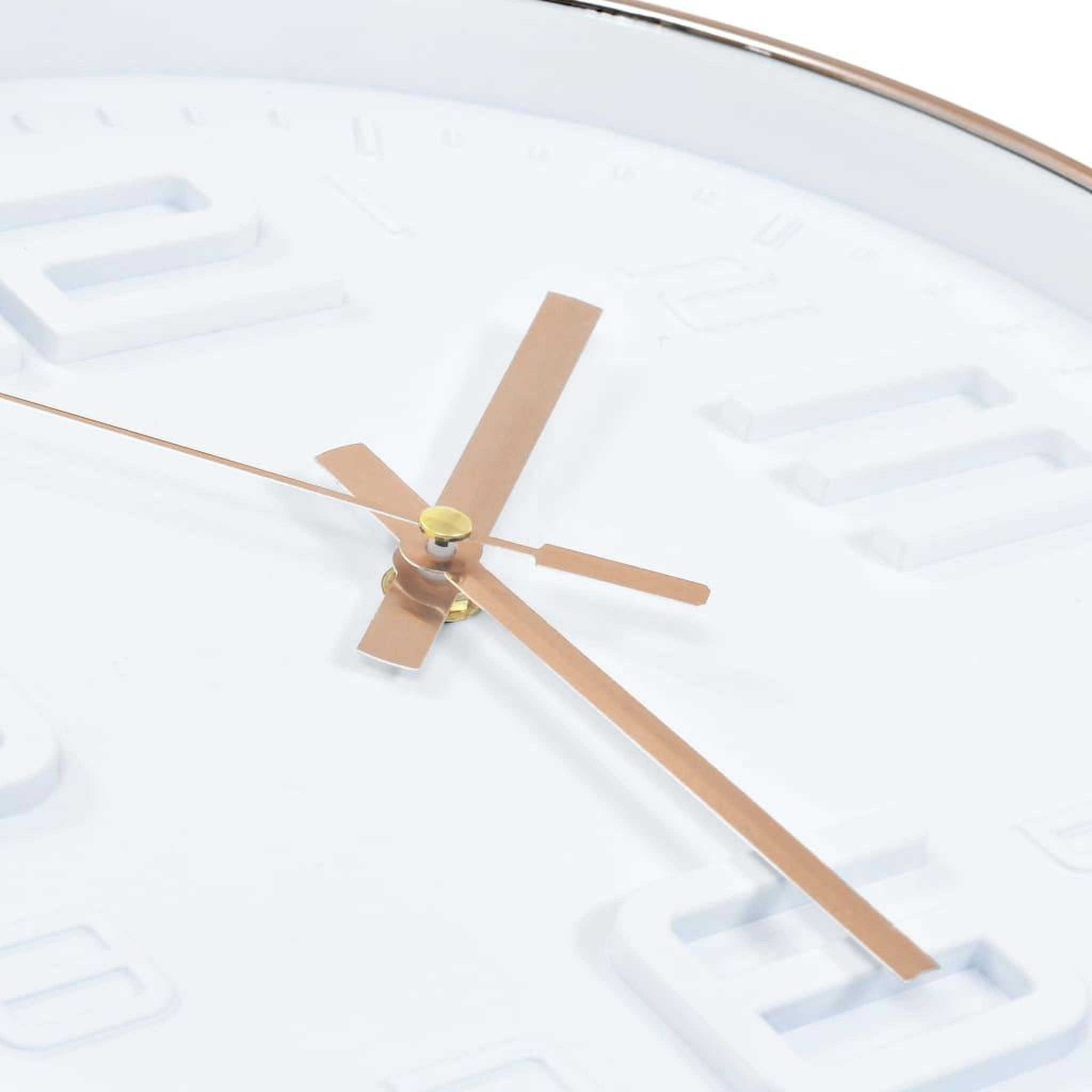 Voir la diapositive 4 : VIDAXL Horloge murale avec aspect de cuivre 30,5 cm