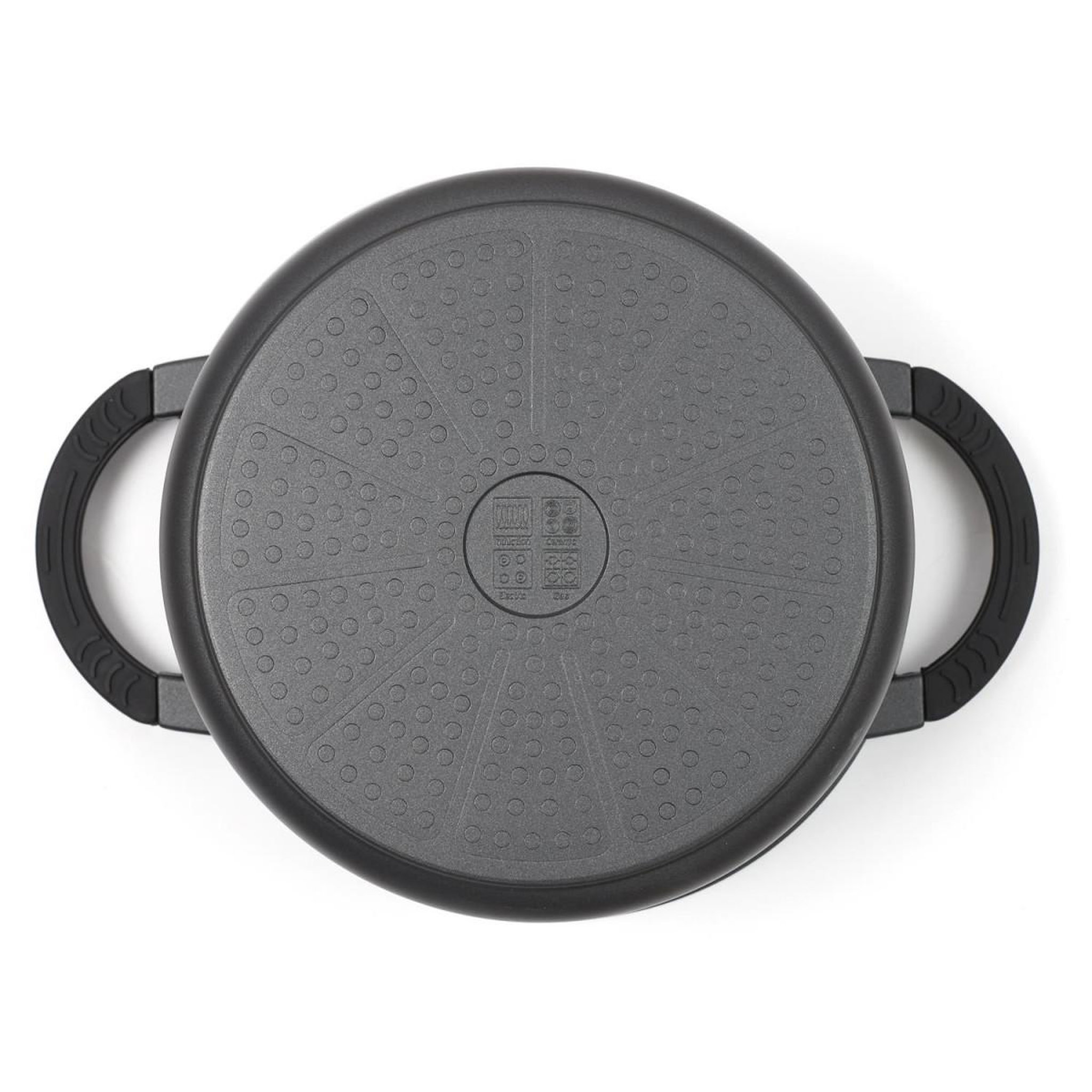 Voir la diapositive 4 : COOK CONCEPT Faitout aluminium  fonte  24cm noir