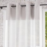 SOLEIL D'OCRE Voile à oeillets en coton 135x250 cm ROMANCE, par Soleil d'Ocre