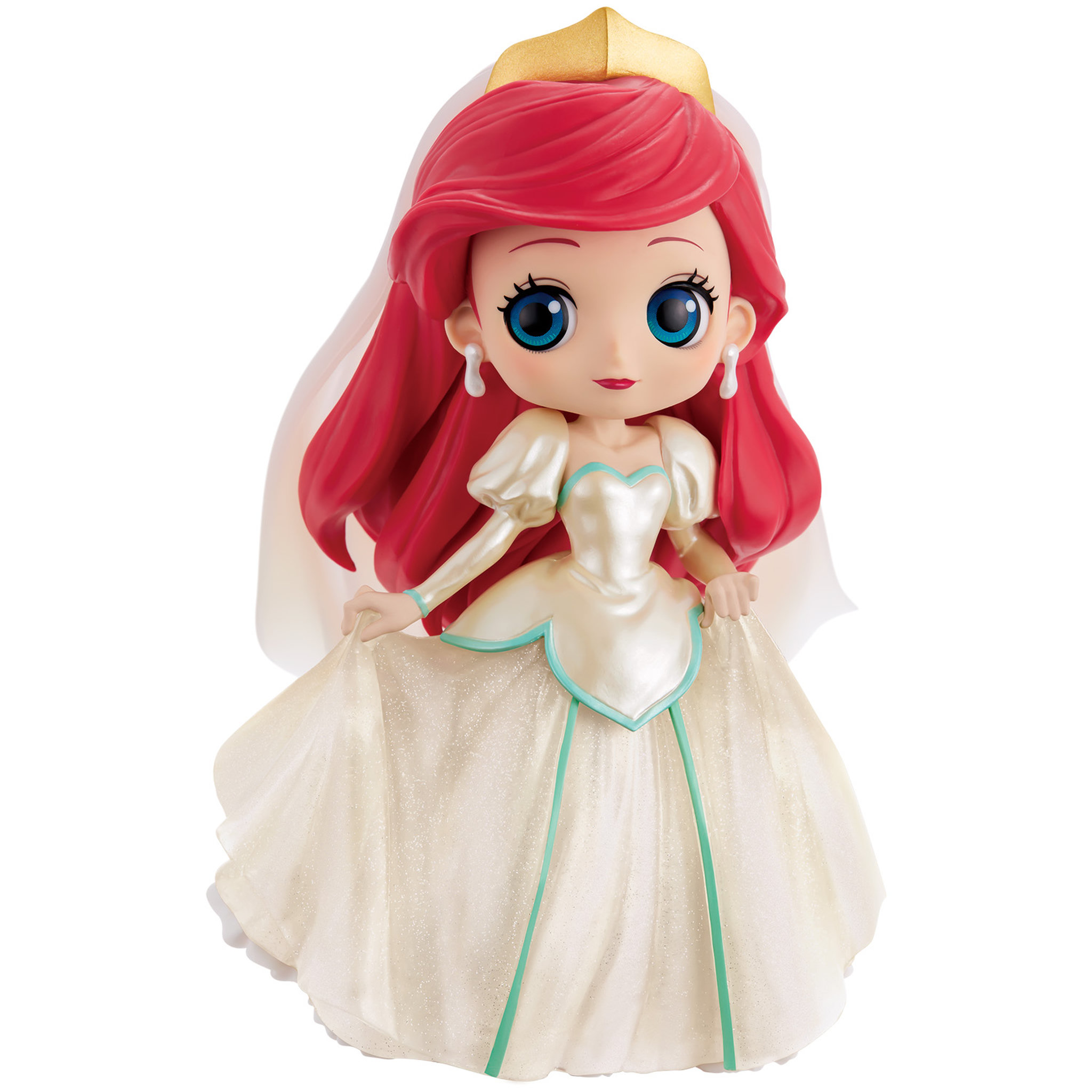 Voir la diapositive 1 : BANDAI Figurine Disney Princesses Ariel la petite sirène 14 cm