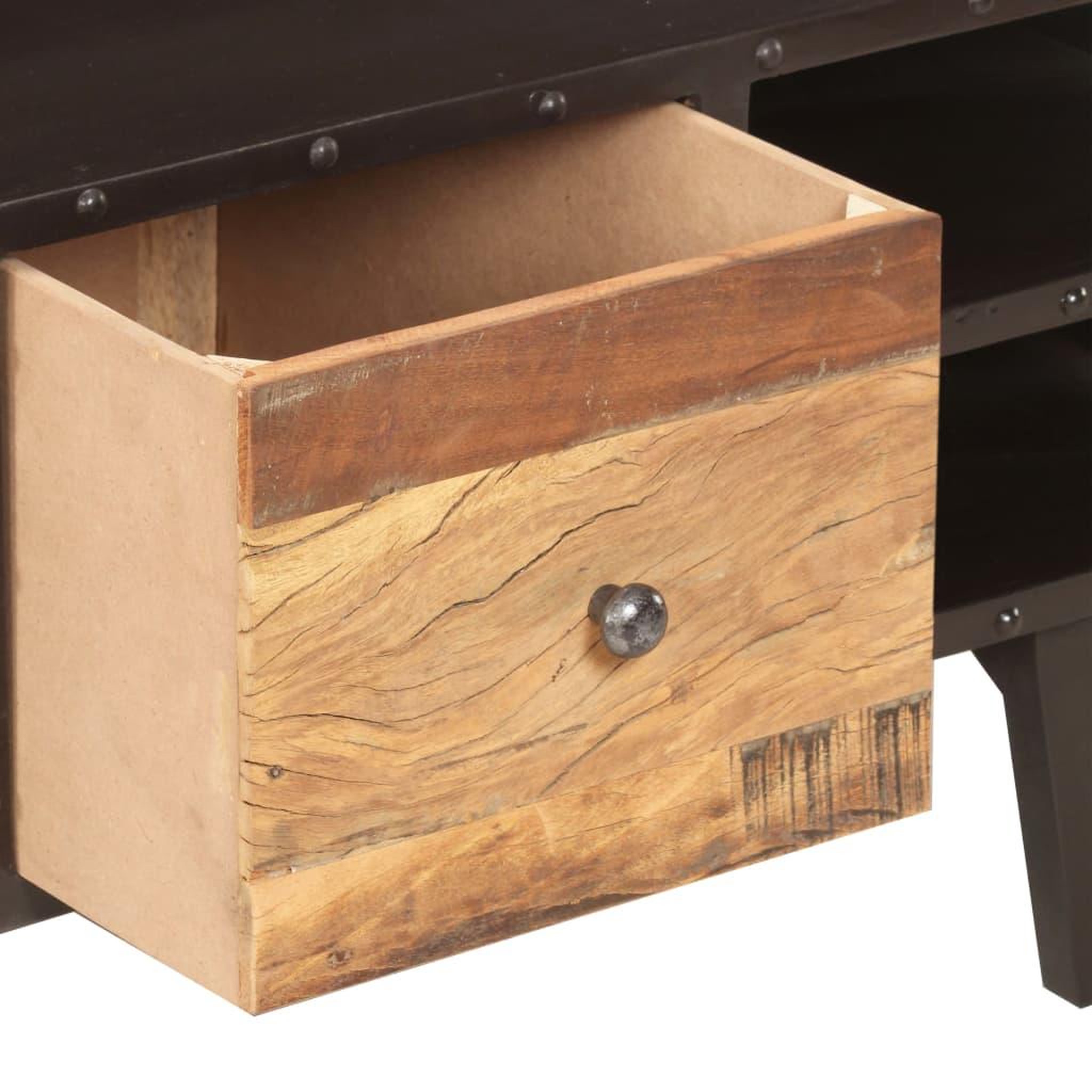 Voir la diapositive 5 : VIDAXL Table basse 100x50x45 cm bois de recuperation massif