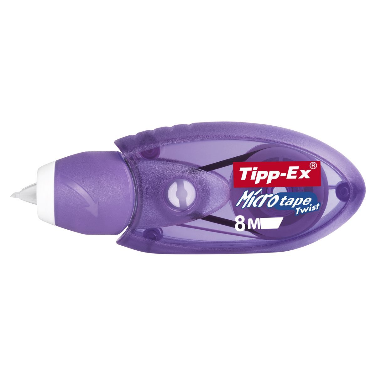 BIC Lot de 4 mini souris correctrices 6m blanc + 1 souris correctrice 8m Micro Twist coloris aléatoire