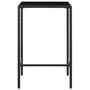 Voir la diapositive 4 : VIDAXL Ensemble de bar de jardin 5 pcs et coussins Resine tressee Noir