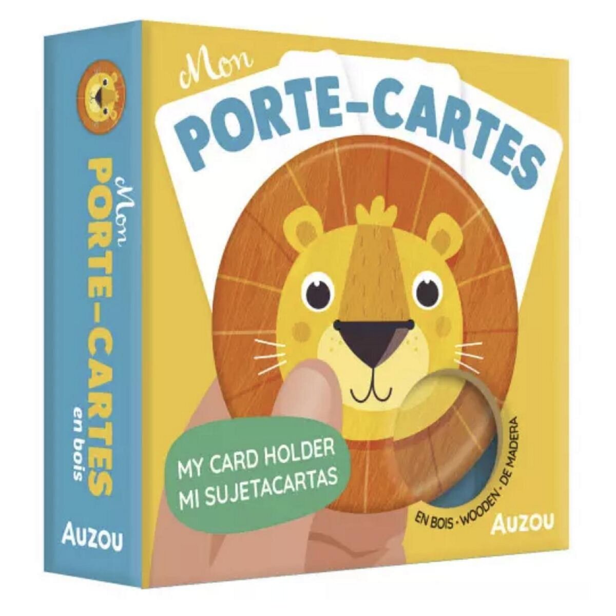 Editions Auzou Mon porte cartes en bois auzou