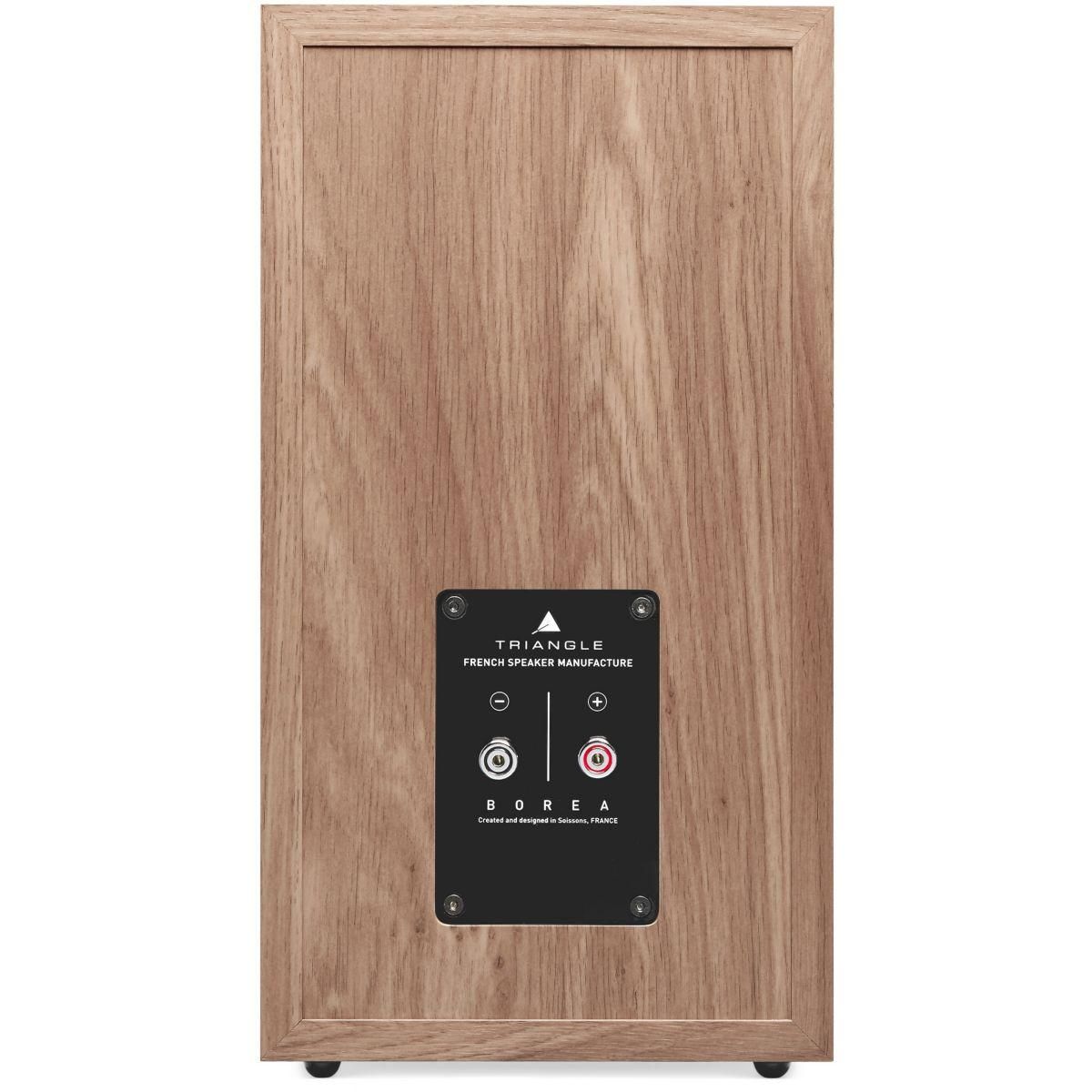 Triangle Enceinte bibliothèque Borea BR03 Chene Clair x2