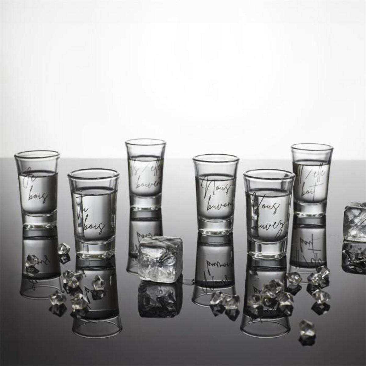 Paris Prix Lot de 6 Verres à Shooter  Cocktail  7cm Transparent