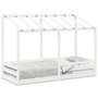 Voir la diapositive 2 : VIDAXL Lit pour enfants sans matelas blanc 75x190 cm bois pin massif