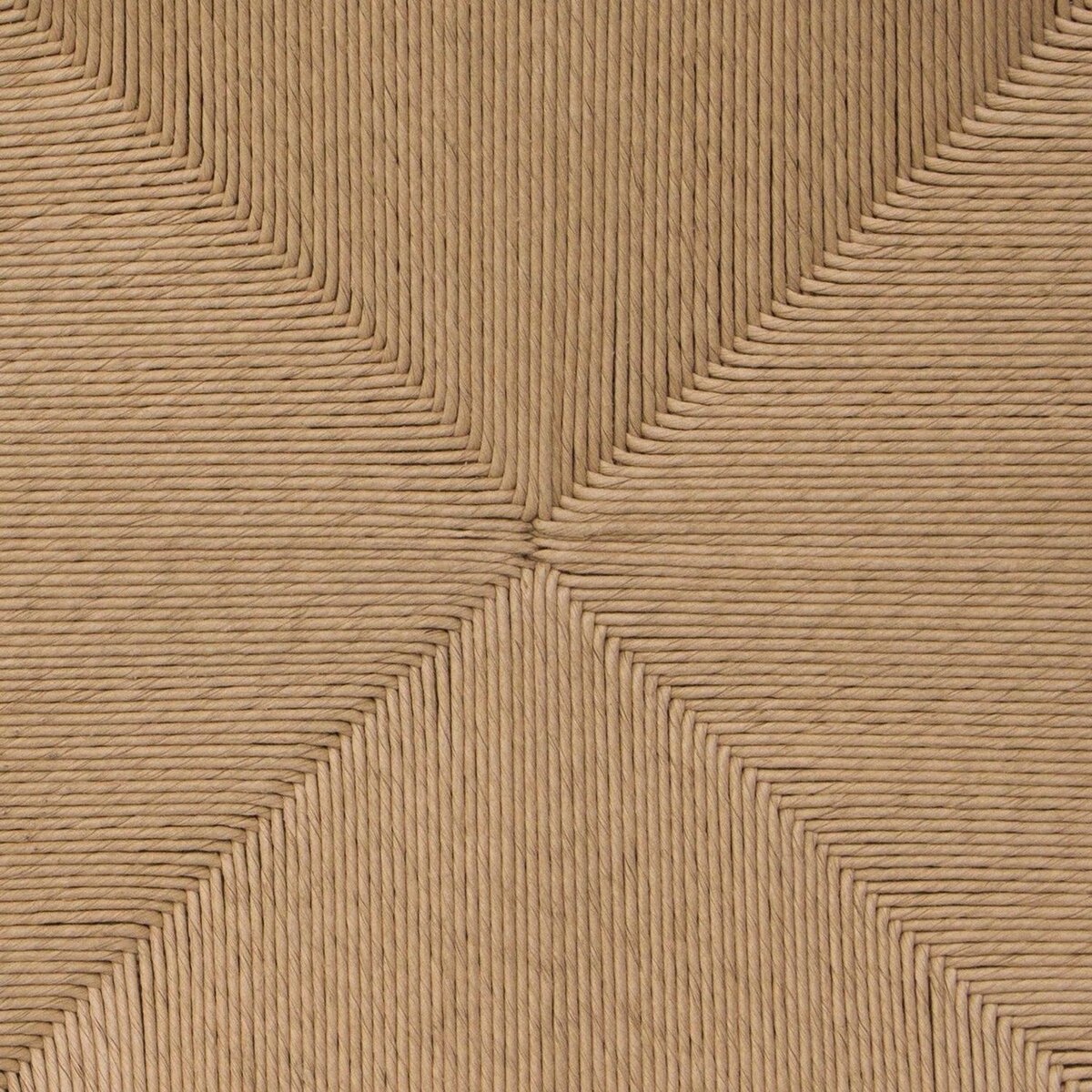 Rendez vous déco Tabouret pour ilot central 65 cm en teck noir et rotin - Kaïa