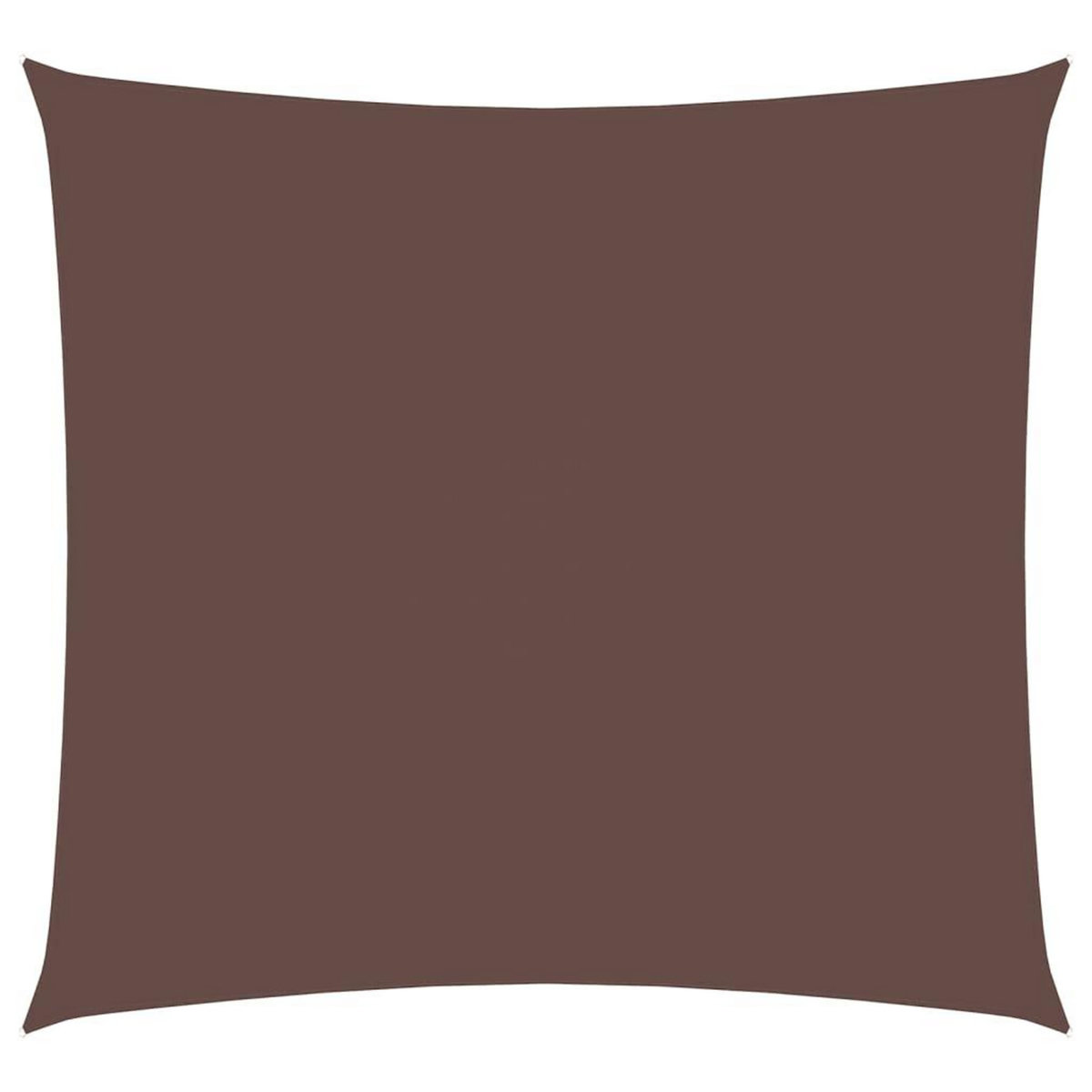 VIDAXL Voile de parasol tissu oxford carre 4,5x4,5 m marron