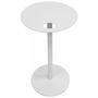 Voir la diapositive 3 : Paris Prix Table d'Appoint Ovale en Métal  Melisa  45cm Blanc