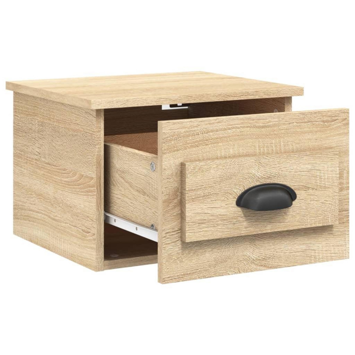 VIDAXL Table de chevet murale chene sonoma 41,5x36x28 cm